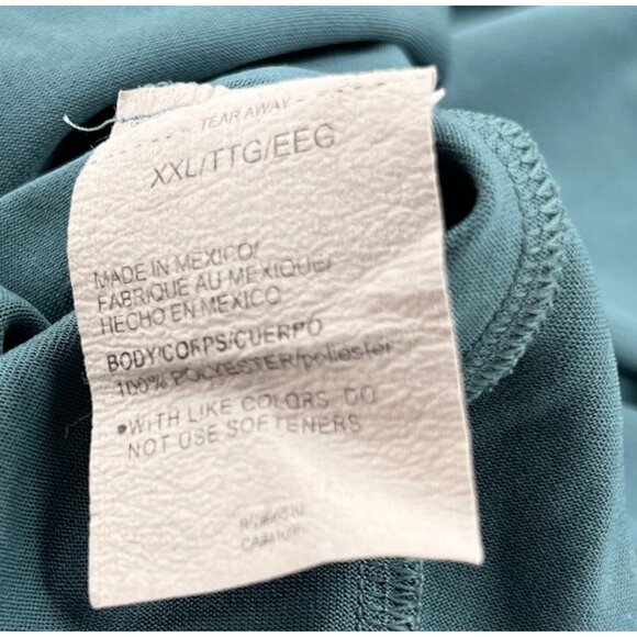 Under Armour Mens XXL Tech Tee Shirt Loose Fit Polyester Blue Made In Mexico - Picture 5 of 5